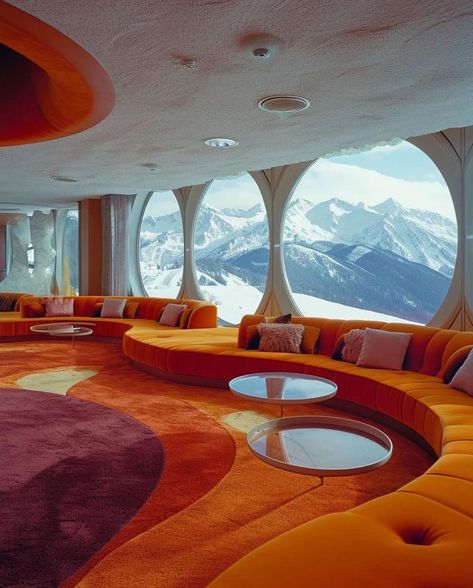 Googie Architecture, 80s Interior, 70s Interior, Retro Interior Design, Retro Interior, X Factor, Dream House Interior, Retro Futurism, Retro Home