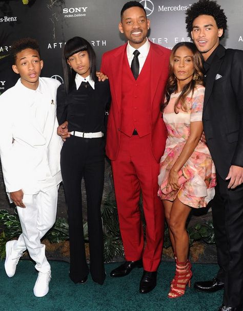 The Smith Family Will Smith Children, Will And Jada Smith, Will Smith And Family, Willow And Jaden Smith, After Earth, Smith Family, Willow Smith, Jaden Smith, The Smith