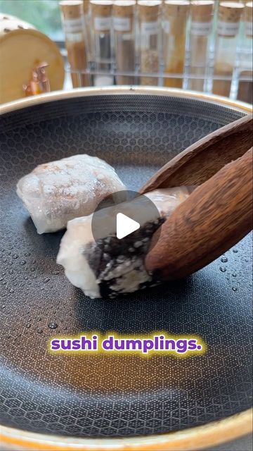 Philippe Trinh I Yummy Asian Eats on Instagram: "🎣🍣✨ Save this!  Crispy Rice Paper Sushi Dumplings with a drizzle of homemade Unagi Sauce! 😍🎉  📝 Follow and DM me “unagi” for my full eel sauce recipe and full instructions on how to make these crispy rice paper dumplings!   🛠️ All about the sauce: Did you know Unagi sauce—yes, that irresistibly sweet and savory glaze often found on your favorite eel sushi actually has NO eel in it?  It’s totally vegan and is super easy to make, it’s just sugar, sake, soy sauce, and mirin. But here’s the kicker: to elevate it even further, we’re adding a secret ingredient—Roland Vegan Oyster Sauce! This savory condiment boosts the umami, making our sauce absolutely next level. 🌟  1️⃣ Dip rice paper in warm water and place on a plate.  2️⃣Add a sheet of Rice Paper Sushi, Sushi Dumplings, Crispy Rice Paper Dumplings, Eel Sauce Recipe, Eel Sushi, Crispy Rice Paper, Rice Paper Dumplings, Paper Sushi, Eel Sauce