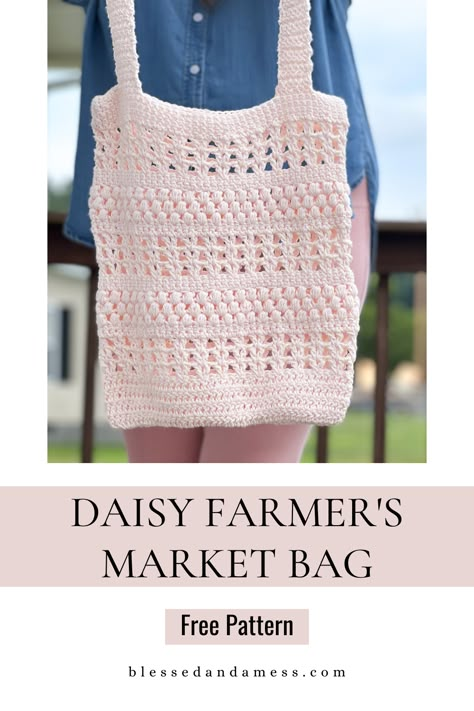 Crochet Mesh Market Bag Free Pattern, Crochet Farmers Market Bag, Crochet Produce Bag Free Pattern, Free Crochet Patterns Bag, Crochet Grocery Bag Pattern Free, Market Bag Crochet Pattern Free, Boho Bag Pattern Free, Crochet Shopping Bag Pattern, Crochet Tote Bags Free Patterns