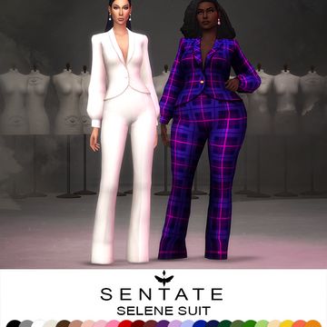 MARCH 2022 COLLECTION | Sentate på Patreon Sims 4 Pant Suit Cc, Sims 4 Women Suits Cc, Sentate Sims 4 Cc, Legacy Challenge, Wedding Pantsuit, Sims 4 Patreon, Tuxedo Dress, Pantsuits For Women, Sims 4 Game