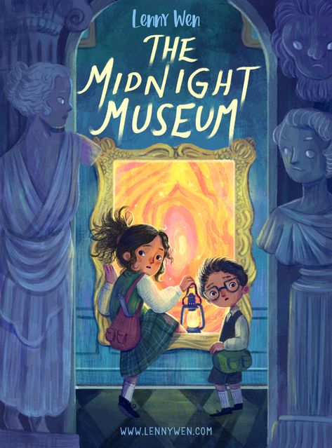 Midnight Museum, Childrens Book Cover, رسم كاريكاتير, Book Illustration Design, Gfx Design, Story Books Illustrations, Graphic Design School, Book Cover Design Inspiration, 동화 삽화