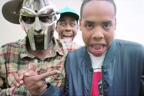 MF Doom, Tyler and Earl Tyler And Earl, Viktor Vaughn, Odd Future Wolf Gang, Doom 3, Earl Sweatshirt, Odd Future, Mf Doom, Rap Aesthetic, One Photo