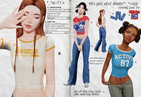 90s Teen Fashion, Los Sims 4 Mods, Sims 4 Stories, The Sims 4 Packs, Sims 4 Mm Cc, Sims 4 Cc Folder, Free Sims, S Girl, Sims 4 Dresses