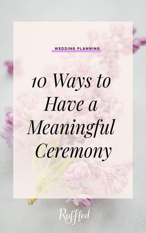 You don't want it to feel like a carbon copy of someone else's wedding day so take note of these ten things that will ensure your wedding ceremony feels like you! Wedding Registry Essentials, Vintage Wedding Ceremony, Wedding Ceremony Readings, Modern Wedding Ceremony, Wedding Tools, Rustic Wedding Ceremony, Wedding Planning Ideas, Carbon Copy, Garden Weddings Ceremony