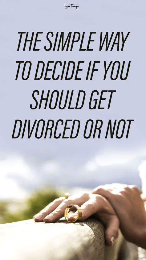 If you're in an unhappy marriage and you're worried that your relationship isn't a healthy one anymore, you're probably asking yourself: should I get a divorce? Here's how to come to the best decision. Divorce Isnt The Answer, Divorce Is Not An Option, Reasons To Get Divorced, I Don’t Want A Divorce, How To Overcome Divorce, Should I Get A Divorce, Divorcing An Alcoholic Husband, When To Divorce, Marriage Ending Quotes Divorce