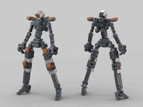 Lego Mech Frame Simple, Lego Mech Instructions, Lego Mech Frame, Lego Gundam, Lego Design Ideas, Lego Men, Lego Frame, Lego Bots, Lego Machines