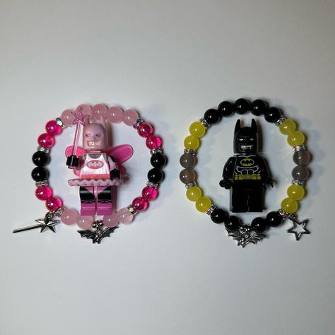 Surprise!! Mini restock of Batfairy + Batman Bracelets AND the Batfairy Keychain!! Link in bio to purchase! There’s limited in stock, so if you miss this one, we will still be doing our full website restock on Friday! • • • • • • • • • #lego #legos #legobatman #batman #batmanlego #batfairy #fairybatman #legomovie #dccomics #comic #bracelets #beadedbracelets #viral #fyp #explore #viralpost Batman Bracelet, Friendship Things, Duck Things, Lego Bracelet, Car Keychain Ideas, Pulseras Ideas, Fan Bracelet, Keychain Ideas, Homemade Bracelets