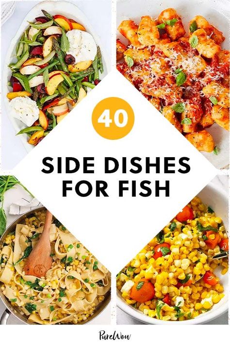 40 Quick and Easy Side Dishes for Fish Easy Side Dishes For Fish, Tilapia Side Dishes, Fish Fry Sides, Quick And Easy Side Dishes, Smoked Seafood, Side Dishes For Fish, Easy Side Dishes, Best Fish Recipes, Whats Gaby Cooking