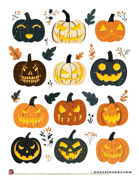 Printable Pumpkin Face Stencils That Are Easy and Free Pumpkin Face Printables Free, Friendly Pumpkin Faces, Scary Pumpkin Printables, Printable Pumpkin Faces, Easy Pumpkin Faces, Mean Pumpkin Face, Easy Pumpkin Stencils, Winking Pumpkin Face, Happy Pumpkin Faces