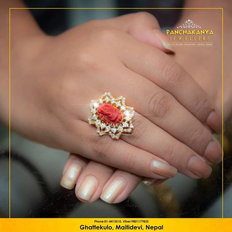 22k ganesh Ring  For detail: Viber us +977-9801177833  #trending_design #trending_rings #Ladies_ring #finger_ring #collecton_of_jewelleries Trending Rings, Rings Ladies, Ancient Jewels, Ladies Ring, India Jewelry, Finger Rings, Finger Ring, Ring Finger, Gold Design