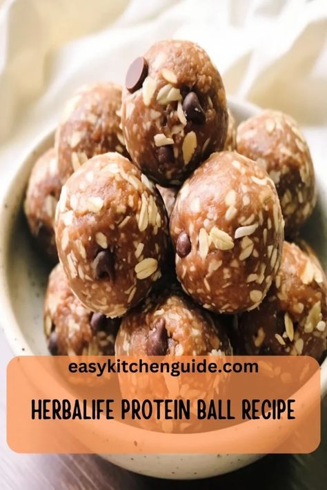 Herbalife Energy Balls, Herbalife Baking Mix Recipes, Herbal Life Protein Balls Recipes, Herbalife Protein Baked Goods Recipes, Herbalife Cake Pops Recipe, Herbalife Protein Balls Recipes, Herbalife Protein Balls, Herbalife Protein Bars, Herbalife Snacks