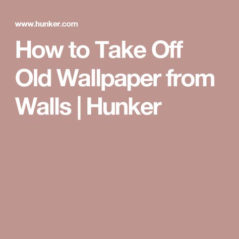 How to Take Off Old Wallpaper from Walls | Hunker Ways To Cover Wallpaper, How To Cover Wallpaper, Covering Wallpaper Ideas, Cheap Wall Covering, Installing Beadboard, Painting Over Wallpaper, Removing Old Wallpaper, Shiplap Boards, Sugar Hill