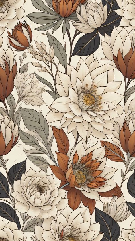 Phone Wallpaper Brown, Flowers Phone Wallpaper, Frame House, Brown Flowers, Brown Wallpaper, Wallpaper Images, Iphone Background Wallpaper, Cute Wallpaper Backgrounds, Wallpaper 4k