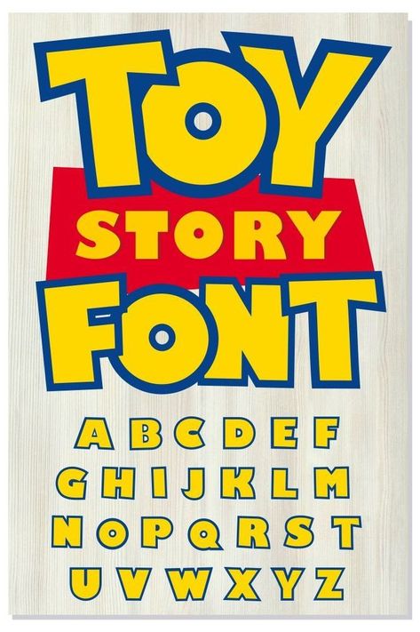 Toy Story Font Free Download Toy Story Font, Diy Fonts, Story Logo, Toy Story Svg, Toy Story Room, Alfabet Font, Toy Story Party Decorations, Toy Story Theme, Story Birthday