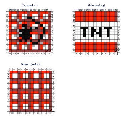 Minecraft Plastic Canvas Patterns Free, Minecraft Crochet Tapestry, Minecraft Beads Pattern, Crochet Minecraft Blanket, Minecraft Crochet Patterns Free, Minecraft Tnt Block, Minecraft Crochet Patterns, Minecraft Blanket, Minecraft Pillow