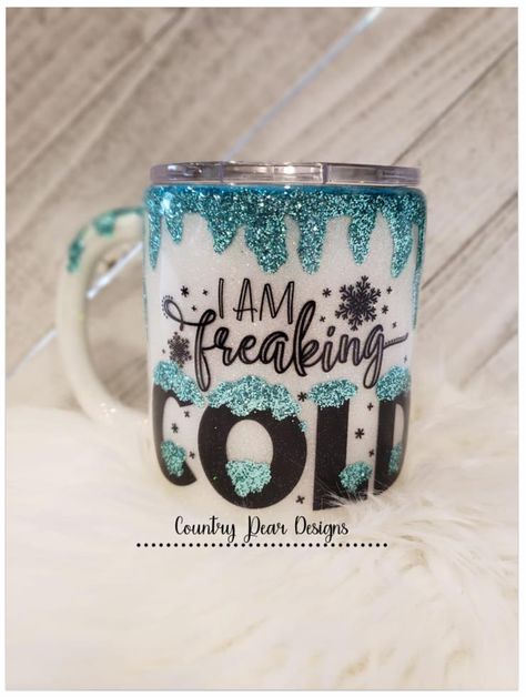 Winter Glitter Tumbler, Holiday Tumblers, Winter Tumbler, Tumbler Cups Personalized, Epoxy Projects, Epoxy Cups, Saturated Canary, Epoxy Crafts, Christmas Cups