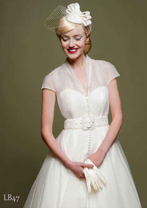 Vintage wedding dress 1950s 1940s