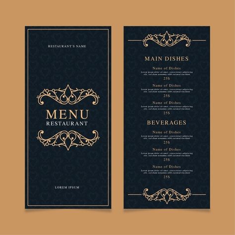 Menu Design Fancy, Restaurant Menu Template Free Editable, Fancy Menu Design, Special Menu Design, Elegant Menu Design, Japanese Restaurant Menu, Restaurant Menu Card, Menu Design Layout, Sushi Logo