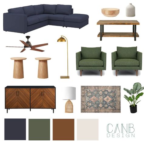 Blue Green Brown Living Room Decor, Sage And Blue Living Room Decor, Blue Green And Wood Living Room, Blue Couch Blue Curtains, Two Matching Sofas Living Room, Black Blue Green Living Room, Dark Blue And Olive Green Living Room, Navy Blue And Dark Green Living Room, Blue And Green Couch Living Room