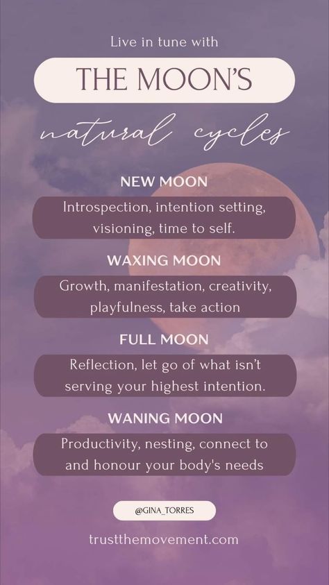 Gina Torres, Intention Setting, New Moon, Take Action, Full Moon, Letting Go, Moon, Let It Be