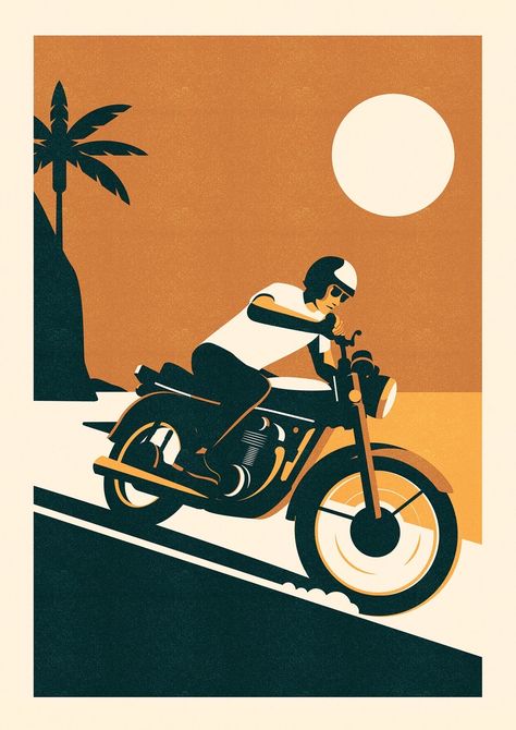 I JUST WANT 2 RIDE!! | Our Motorcycle Blog about Motorcycle Stuff Motorbike Illustration, Motorcycle Adventure Travel, Vintage Motorcycle Art, Forest Logo, Motorcycle Wall Art, Commercial Illustration, Motorbike Art, Motorcycle Drawing, Motorcycle Illustration