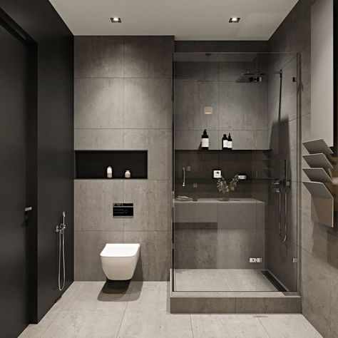 (881) Pinterest Small Washroom Design, Drømme Bad, Bilik Air, Washroom Design, Toilet Design, Bad Design, Bathroom Design Luxury, Small Bathroom Design, Contemporary Bathrooms