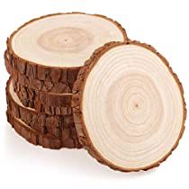 Check this out at Amazon Handcrafts Ideas, Wedding Rustic Decoration, High School Graduation Party Food, Wood Slice Centerpieces, Large Wood Slices, High School Graduation Party Decorations, Wedding Christmas Ornaments, Tree Slice, Wood Bark