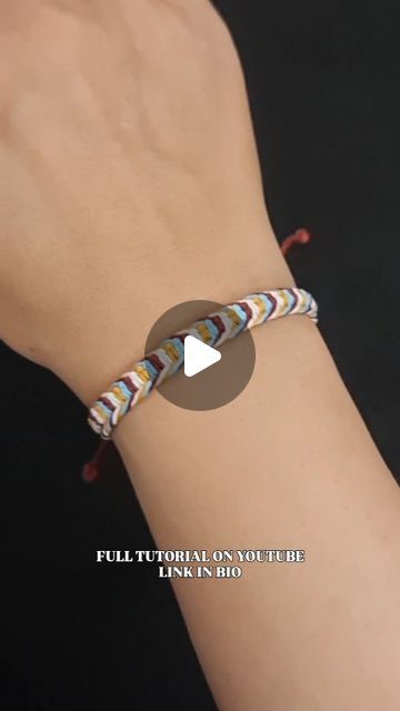 EMZY on Instagram: "Colourful square knot bracelet. 
Full tutorial on my youtube channel.  Check link in bio" Square Knot Bracelet, Square Knot Bracelets, Knot Bracelets, Square Knot, Bracelet Knots, Knot Bracelet, Macrame Patterns, My Youtube Channel, Friendship Bracelet