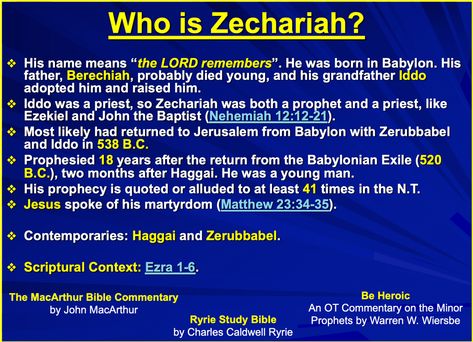 Zechariah Bible Study, Zechariah 2:5, Bible Genealogy, Bible Books, Learn The Bible, Bible Commentary, Bible Study Help, Nutritional Therapy, Biblical Teaching