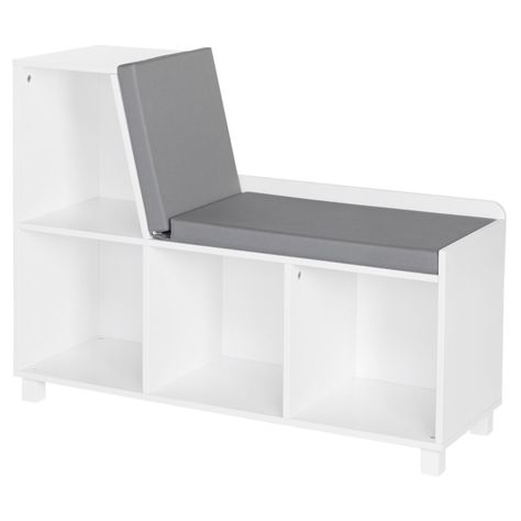 Cubbies Storage, Book Nook Kids, Kids Storage Bench, Bench With Cubbies, White Storage Bench, Toy Storage Bench, Cubby Storage Bench, Cubby Organizer, Kids Cubbies