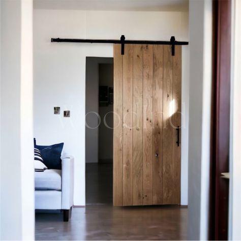 Modern Wood Doors, Hanging Sliding Doors, Sliding Doors Internal, House Renovation Design, Sliding Door Rail, Custom Sliding Doors, Custom Dining Room, Wooden Sliding Doors, Sliding Door Design