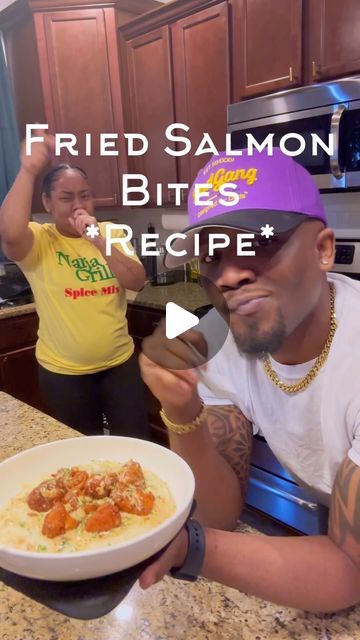 Breakfast With Fish, Parmesan Salmon Bites, Salmon Balls Recipes Fried, Salmon Recipes Bites, Salmon Recipes Fried, Fried Salmon Dinner Ideas, Breaded Salmon Bites, Fresh Salmon Croquettes Recipe, Deep Fried Salmon Bites