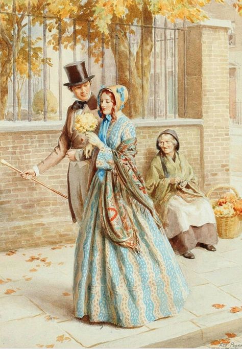 Victorian Paintings, Vintage Couples, Historical Painting, Pretty Princess, Classic Paintings, Old Paintings, Victorian Art, Historical Art, Romantic Art