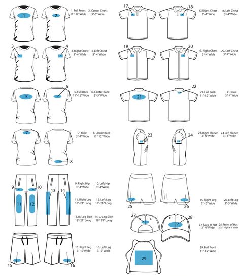 Logo Placement Guide – BangaPrint Tshirt Printing Business, Embroidery Placement, Sublimacion Ideas, Cricut Explore Projects, Popular Logos, Projets Cricut, Logo Placement, Shirt Logo Design, Tshirt Printing Design