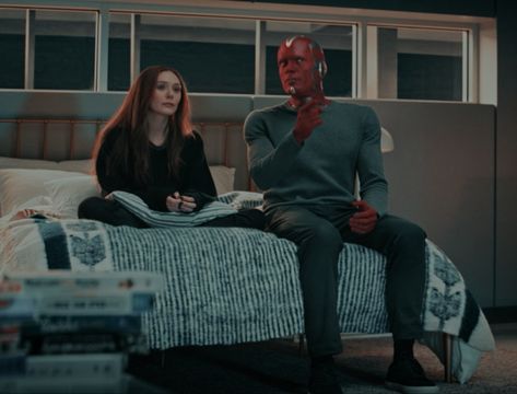 Avengers Compound Bedroom, Wanda Maximoff And Vision, Elizabeth Olsen And Paul Bettany, Avengers Compound, Wanda Avengers, Mcu Dr, Marvel Dr, Character Profiles, Avengers Cast