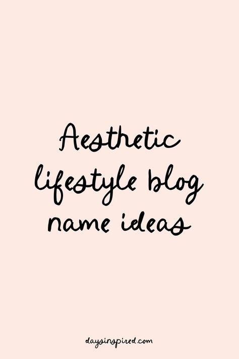 One of the first steps of starting a lifestyle blog is to choose a name for your blog! While it’s fun to brainstorm, it can be a bit intimidating to actually decide on a name because it feels like such a permanent decision. And while it doesn’t have to be, there is some truth to the fact that it’s pretty difficult to change your blogs name and identity down the line. Many experts in blogging advise against it. In this post, I’ve brainstormed over 300 Lifestyle blog name for you to copy! How To Choose A Blog Name, File Name Ideas, Lifestyle Username Ideas, Screen Names Ideas, Aesthetic Blog Names, Christian Blog Name Ideas, Blog Tagline Ideas, Lifestyle Blog Aesthetic, Blog Name Ideas Creative