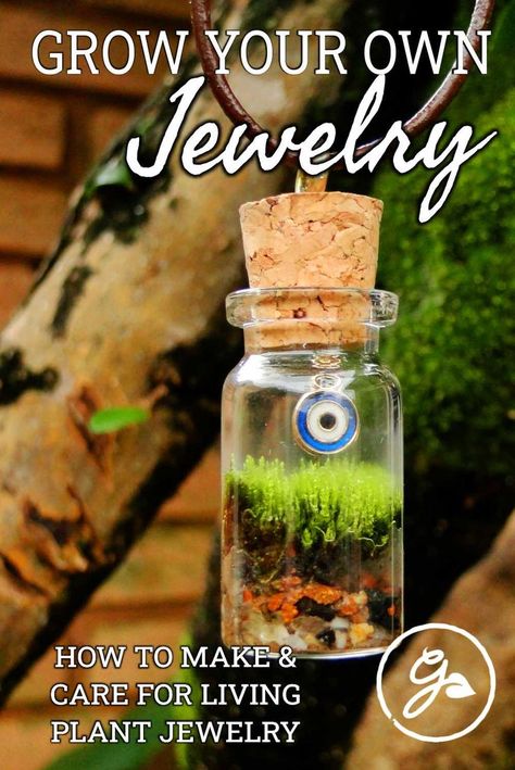 What gift could be better for a gardener and plant enthusiast than wearable houseplants? Live plant jewelry is a thing, and it’s easier to make than you think! Click the link for inspriation AND instructions. Plant Jewelry, Plant Gifts, Grow Your Own, Be Better, Live Plants, A Thing, Diy Garden, You Think, Plants