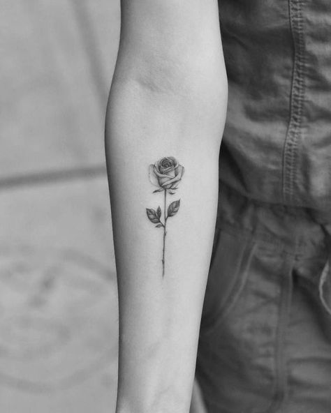 Forever Tattoo, Rose Tattoos For Women, Small Rose Tattoo, Inspiration Tattoos, Butterfly Tattoos, Wrist Tattoos For Women, Cool Small Tattoos, Dainty Tattoos, Subtle Tattoos