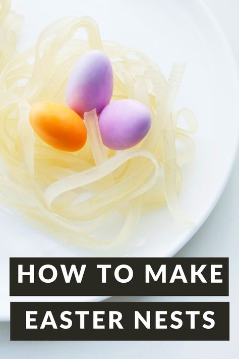 How To Make Easter Nests - DIY Food Craft Love Projects, Easter Egg Nest, Food Easter, Craft Easter, Easter Nests, Egg Nest, Easter Dinner Recipes, Easter Food, Kitchen Skills