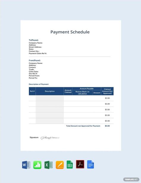 Instantly Download Free Payment Schedule Template, Sample & Example in PDF, Microsoft Word (DOC), Excel, Apple Pages, Apple Numbers Format. Quickly Customize. Easily Editable & Printable. Payment Schedule Template, Phone Wallpaper Schedule Template, Appointment Schedule Template, Payslip Template Excel, Schedule Templates Landscape, Payment Schedule, Medical Terminology, Schedule Templates, Technology Tools