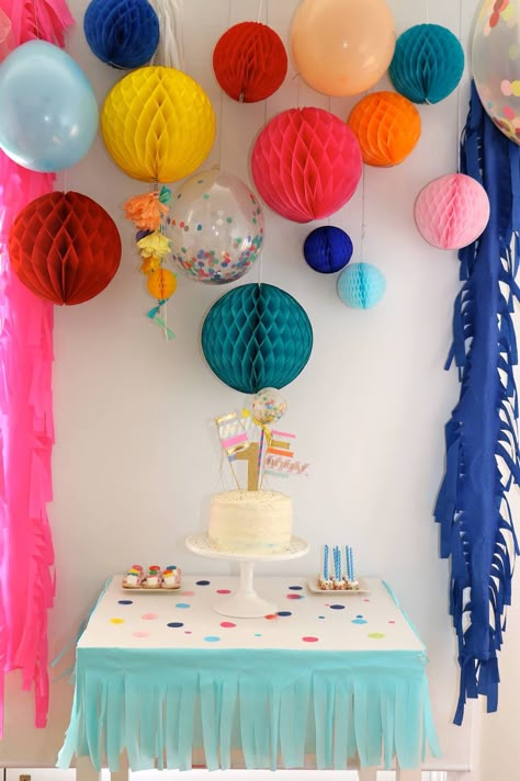 Confetti Party Funfetti Birthday Party Decorations, Funfetti Party Decorations, Funfetti Birthday, Music Party Decorations, Confetti Birthday Party, Polka Dot Birthday, Boys First Birthday Party Ideas, Birthday Club, Birthday Party Decorations Diy