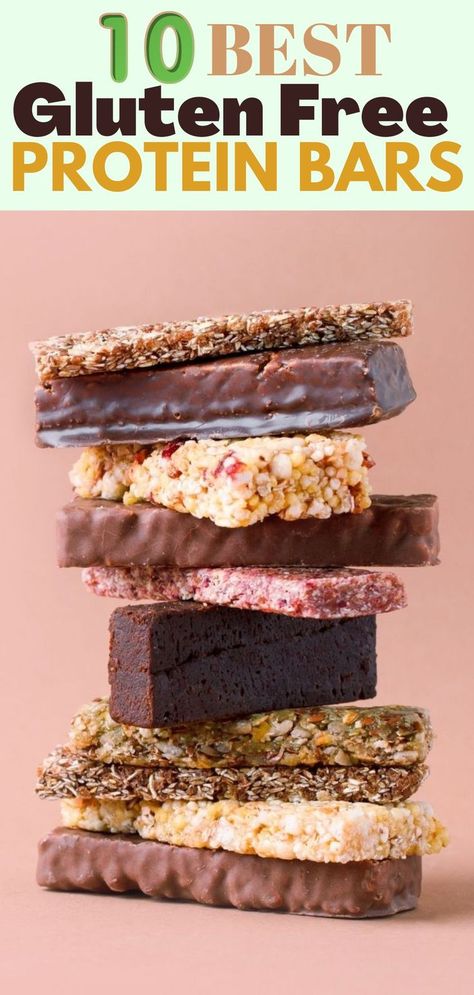 a stack of protein bars Gluten Free Protein Bars Recipe, Gluten Free Bars Recipes, Banana Protein Bars, Dairy Free Protein Bars, Aip Sweets, Gluten Free Protein Bars, Low Carb Protein Bars, Meal Replacement Bars, Gluten Free Bars