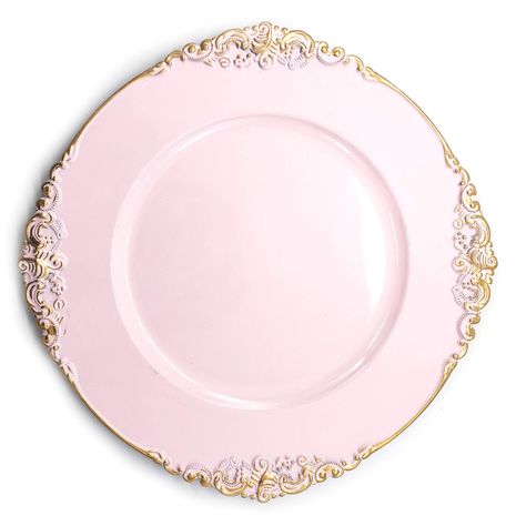 Wholesale Cheap 13 Inch Gold Rim Pink Wedding Decoration Floral Plastic Charger Plates https://m.alibaba.com/product/1600489755023/Wholesale-Cheap-13-Inch-Gold-Rim.html?__sceneInfo={"cacheTime":"1800000","type":"appDetailShare"} Event Decor Direct, Tap Water, Christmas Dining, Classy Style, Antique Pink, Light Pink Color, Charger Plates, Serving Piece, 6 Packs