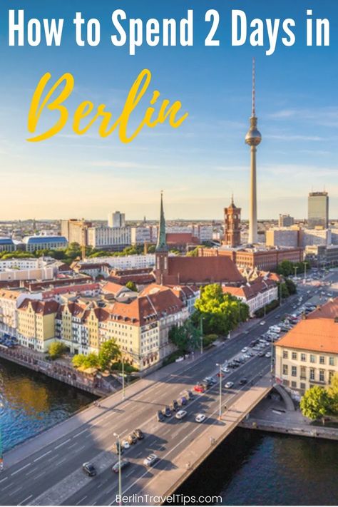 2 Days In Berlin, Fun Facts About Germany, Germany Travel Guide, Museum Island, Berlin Travel, West Berlin, Visit Germany, Berlin City, Europe Travel Tips