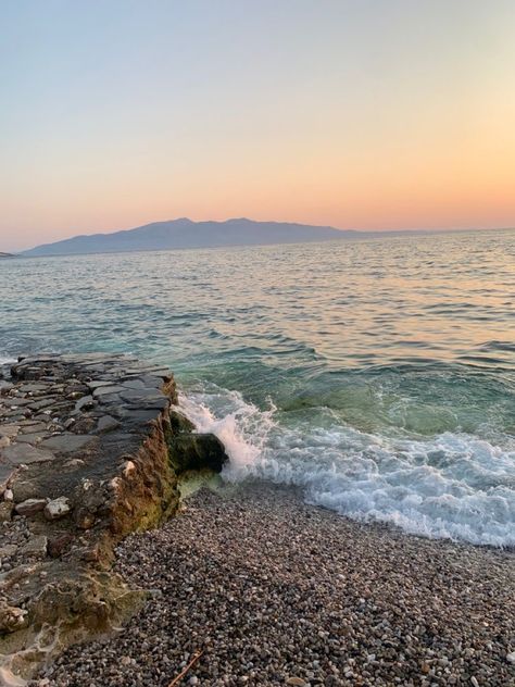 Saranda Albania Beach, Tirana Albania Aesthetic, Summer In Albania, Albania Saranda, Summer Albania, Albania Beaches, Albanian Summer, Beach Albania, Albania Aesthetic