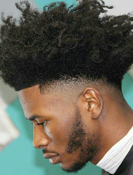 20 Coolest Fade Haircuts for Black Men in 2021 - The Trend Spotter Drop Fade Locs, Drop Fade Braids, Drop Fade Haircut Black Men, Fade Haircut Black Men, Frohawk Fade, Curly High Top Fade, Haircuts For Black Men, Types Of Fade Haircut, Fade Haircut Designs