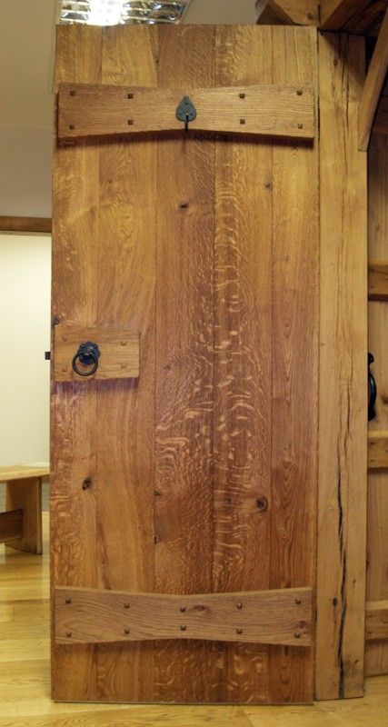 Pine Double Doors, Antique Pine Doors Interior, Oak Barn Door, Oak Stained Barn Door, Teak Wood Barn Door, Dold Dörr, Rustic Wood Doors, Solid Oak Doors, Cottage Door