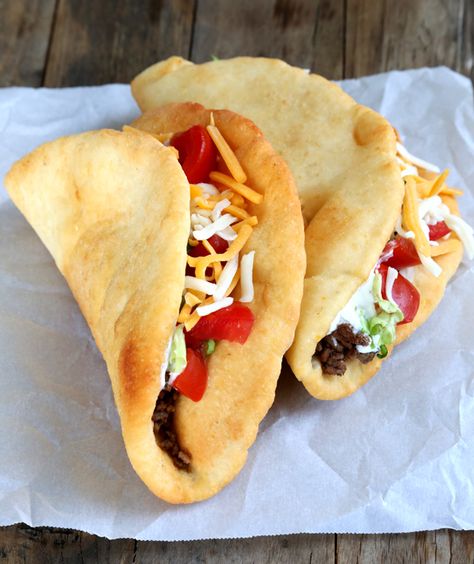 Chalupa Shells, Taco Bell Chalupa, Taco Bell Copycat, Gluten Free Main Dishes, Gluten Free Living, Fast Healthy Meals, Gluten Free Dinner, Gf Recipes, Idee Pasto Sano