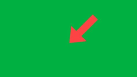 Red arrow pointing loop animation on green screen background Arrow Green Screen, Red Arrow Png, We Will Be Right Back Green Screen, Green Screen News Background, Green Screen Berita, Green Screen Backgrounds, Free Stock Video, Red Arrow, Popular Videos